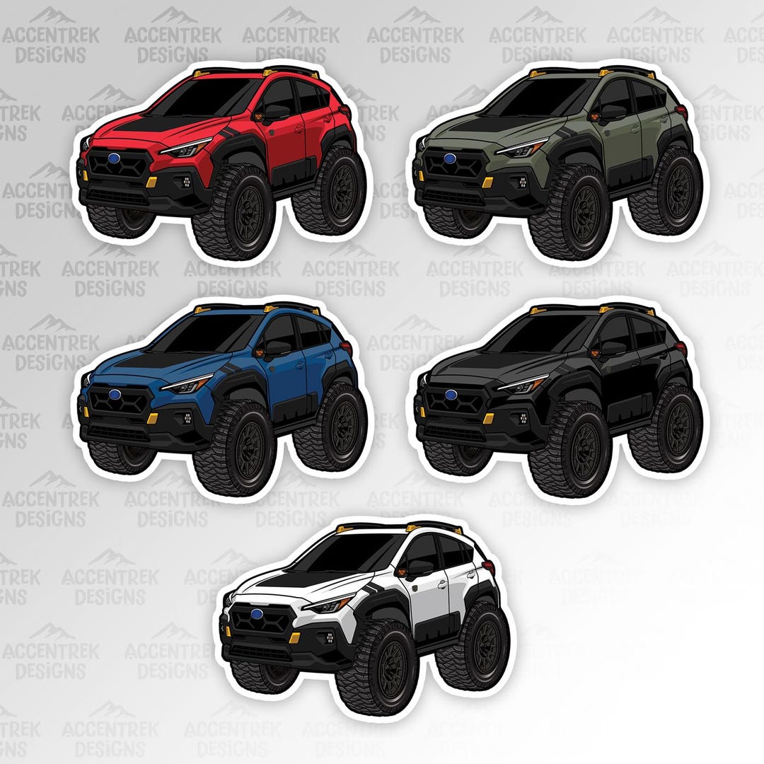 Cartoon Rucking Sticker Offroad Cartoon Sticker - 3rd Gen - 3” Weatherproof Vinyl Sticker - Etsy
