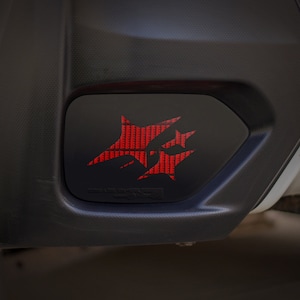 Starlit Rear Reflector Overlays - Fits the 2018 - 2023 Crosstrek Only (All Trims) - Matte Black Pre-cut Vinyl