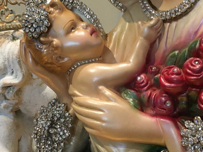 Madonna/ Home decor/ Vintage/ Spirituality/Virgin Mary/ Baby image 6