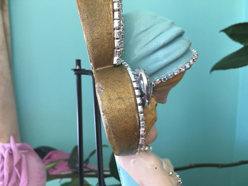 Virgin Mary/  Baby JESUS/MADONNA/VINTAGE Chalkware/Plaster/ image 9