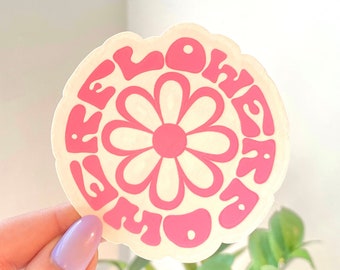 Flower Power Decal Sticker, Buy 2 Get 1 Free