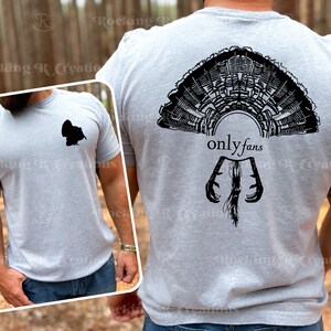 Turkey Only Fans PNG SVG Files Front & Pocket Design Instant Download