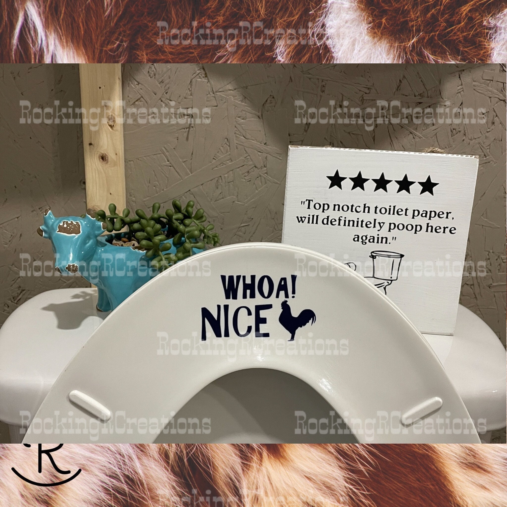 Toilet Decal Funny Etsy