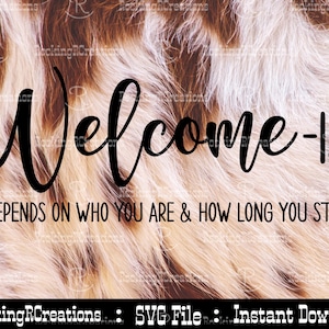 Welcome ish SVG