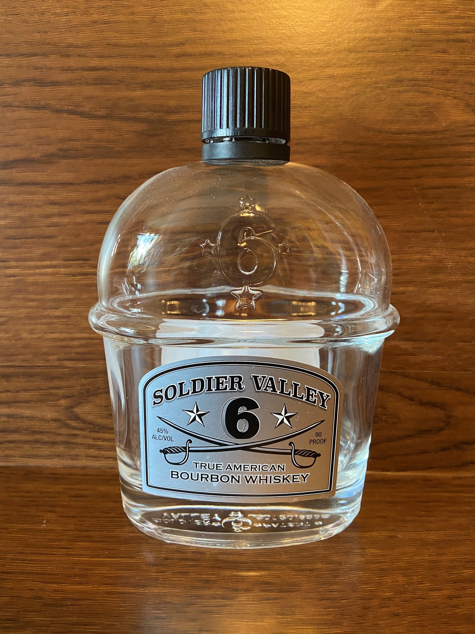 Glass Canteen Bottle Etsy