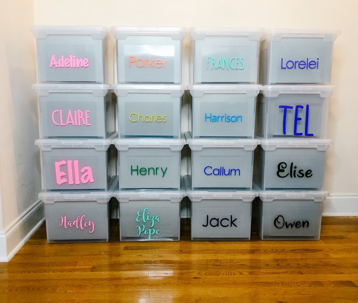 Kid's Memory Box Labels Etsy