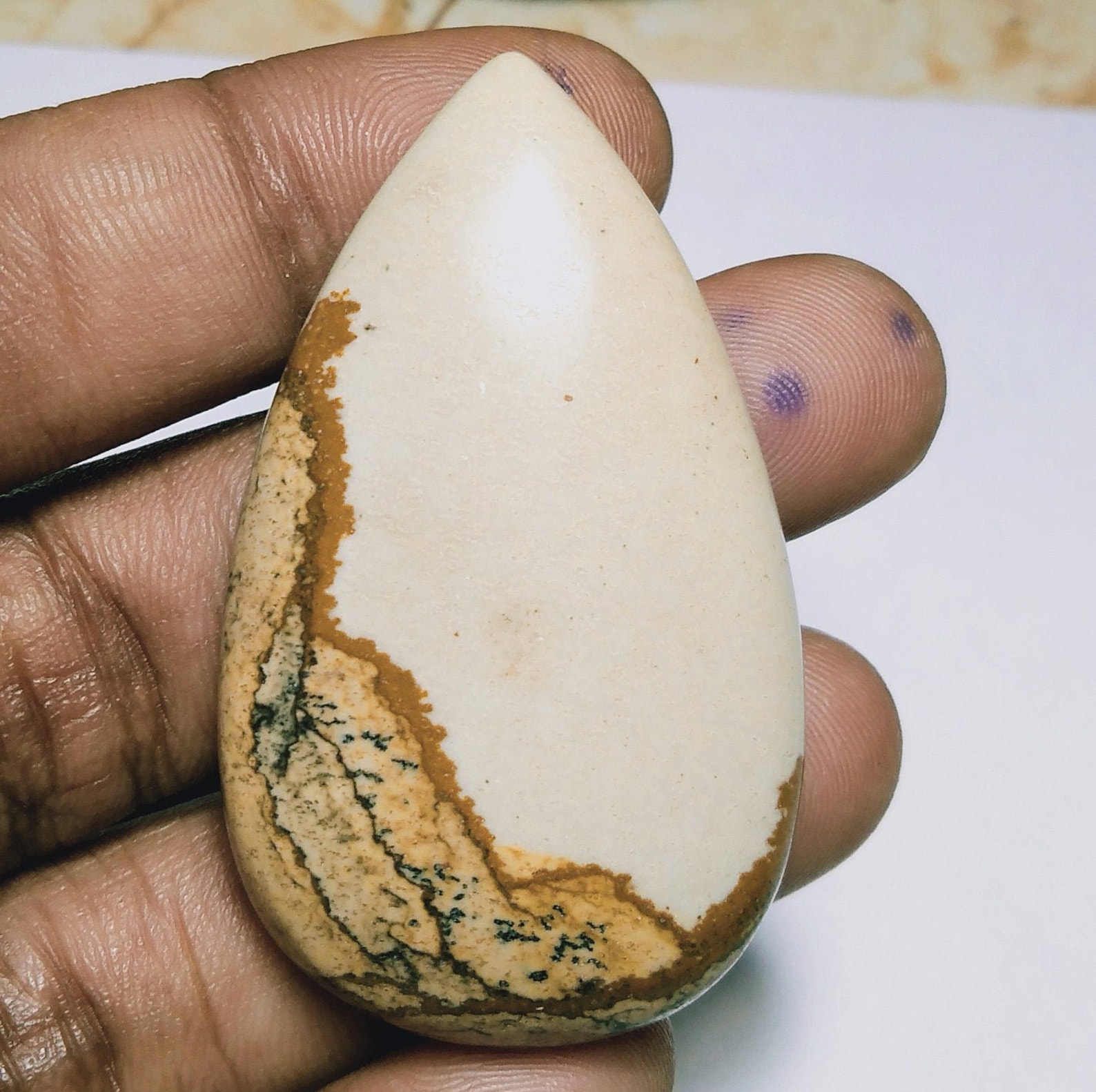 Grade stone picture jasper cabochon loose stone healing jasper | Etsy