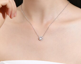 Roman Numeral Necklace 925 Silver, Dainty Necklace, Hypoallergenic Necklace