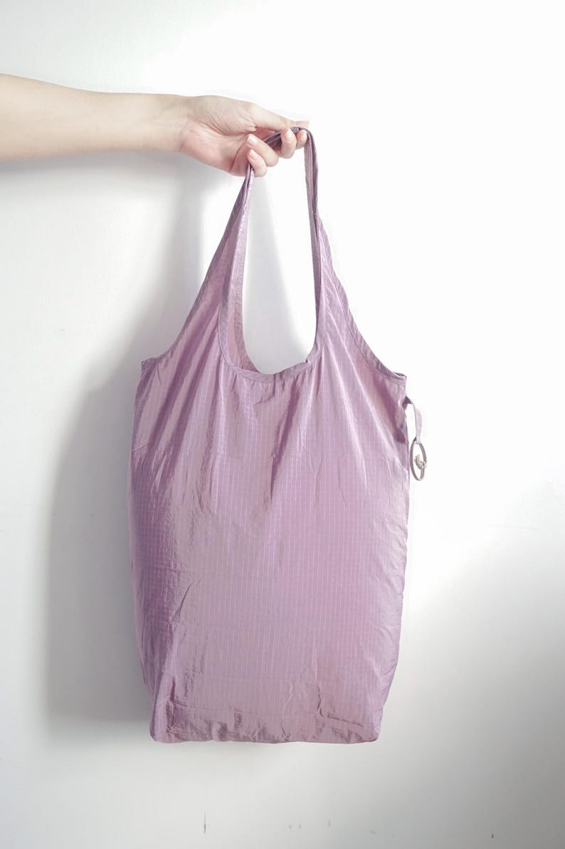 Foldable Reusable Bag Sewing Pattern PDF foldable grocery bag tote bag reusable market bag Sewing Pattern for Beginner Digital Download 3 Sizes Pattern with youtube Tutorial on Etsy