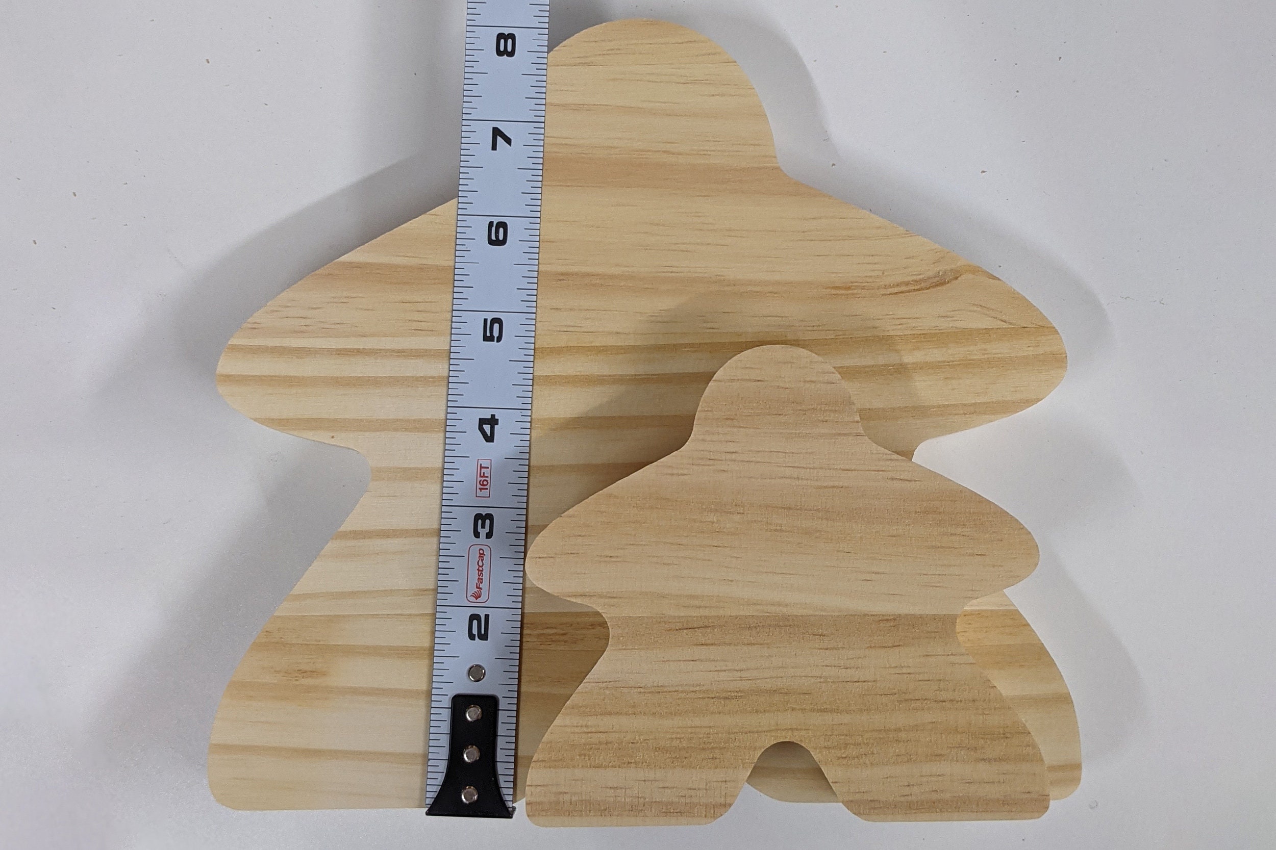 Giant Wooden Meeple for Board Game Lovers Ready to Paint 