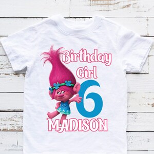Trolls Birthday Shirt Trolls Shirt Kids Birthday Shirt | Etsy