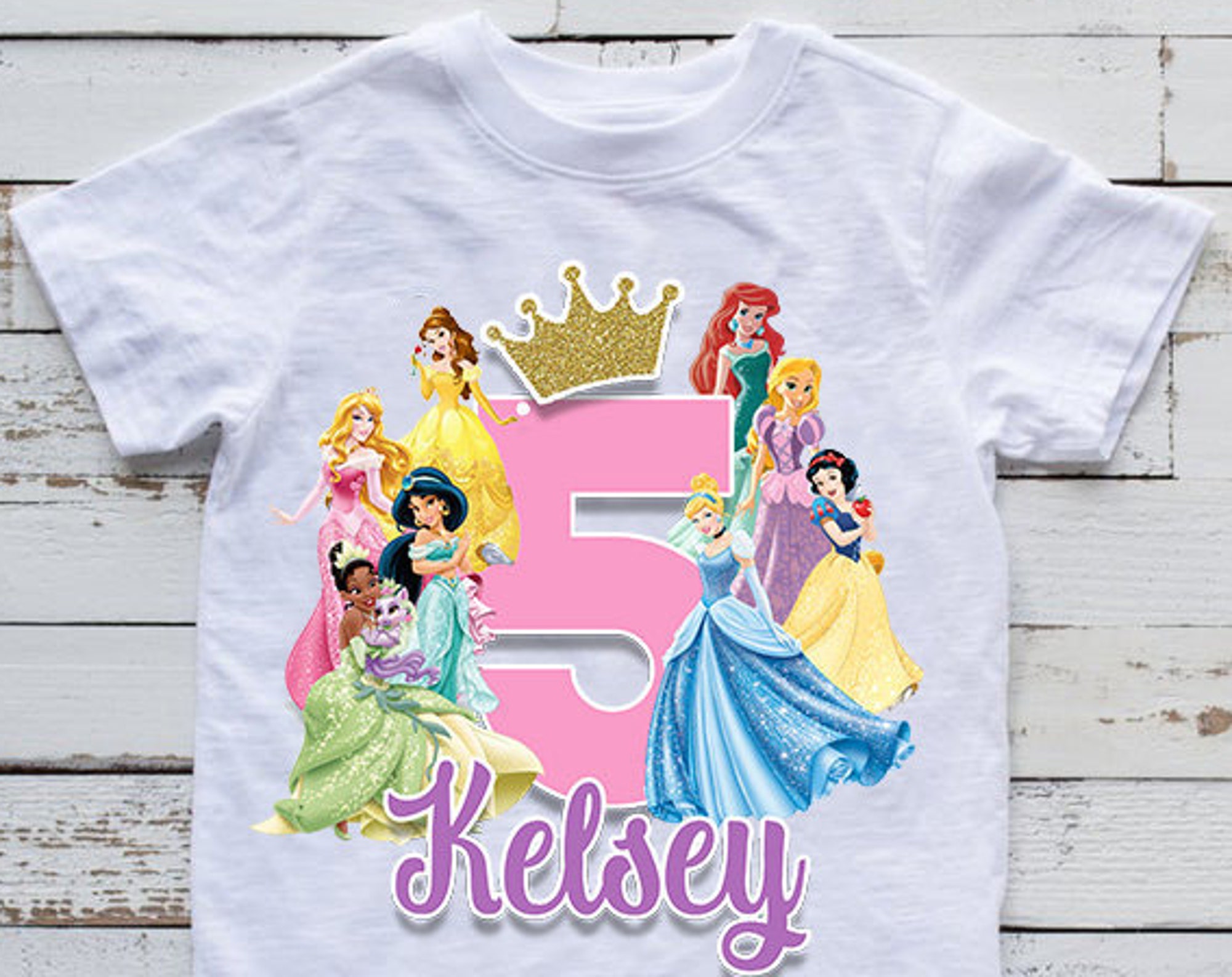 Discover Princess Birthday Shirt - Princess Birthday Girl Custom Shirt