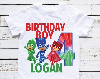 Download Pj Masks Birthday Etsy