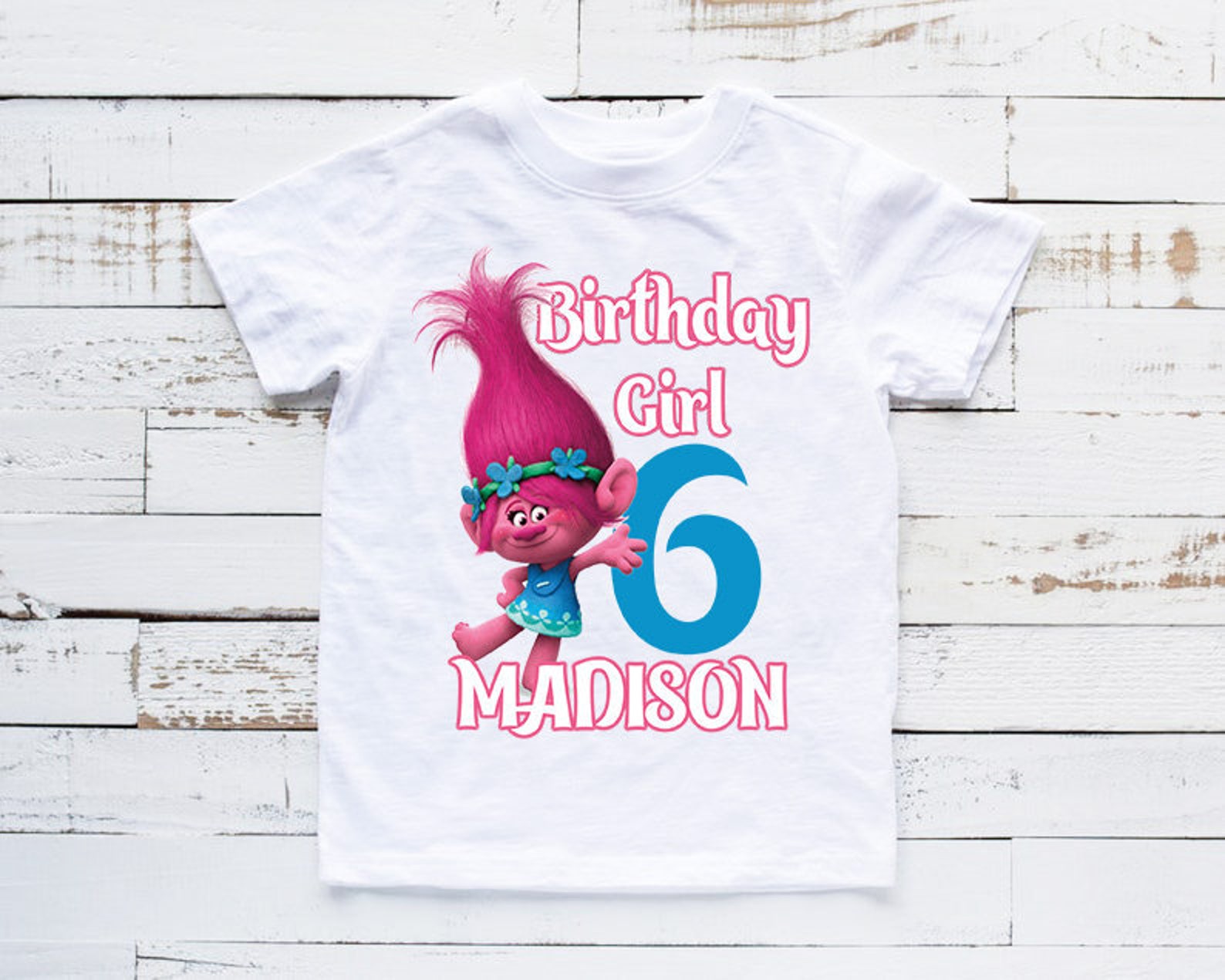 Trolls Birthday Shirt Trolls Shirt Kids Birthday Shirt | Etsy
