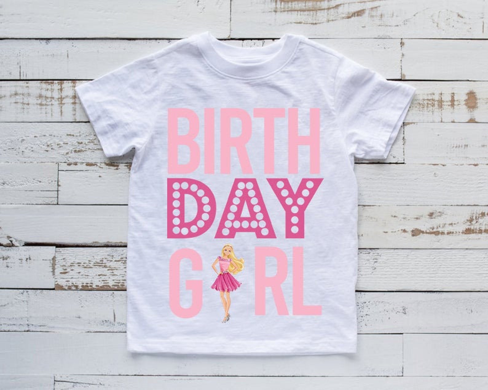 Barbie Birthday Shirt Barbie Shirt Barbie Birthday Party | Etsy