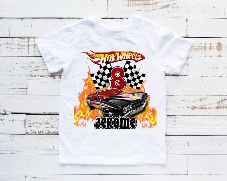 Hotwheels Birthday Shirt Hot Wheels 