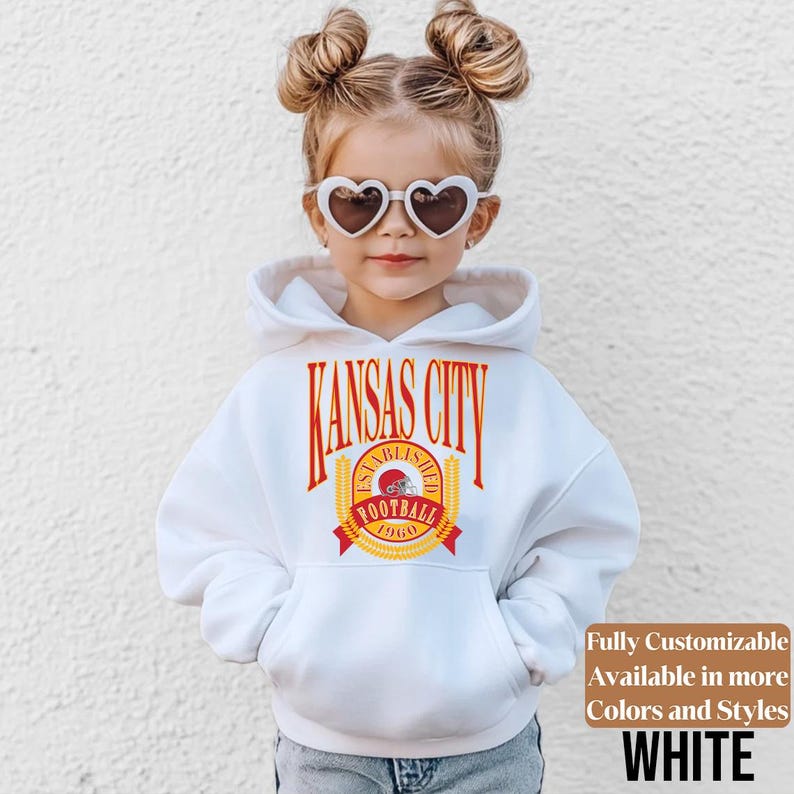 Kansas City Kids Vintage Sweatshirt Style 05