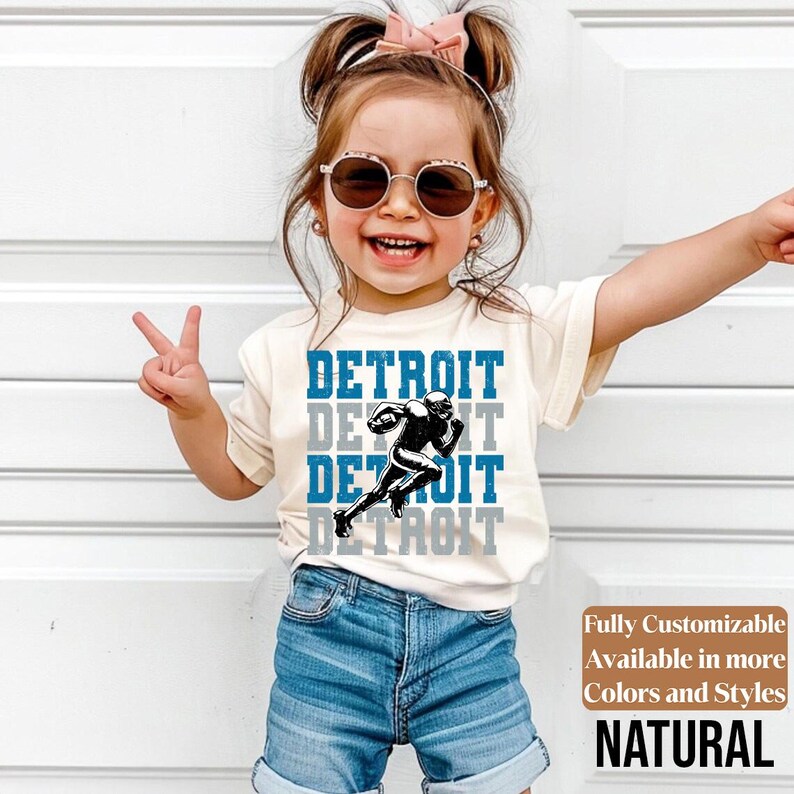 Detroit Kids Vintage Tee Style 15