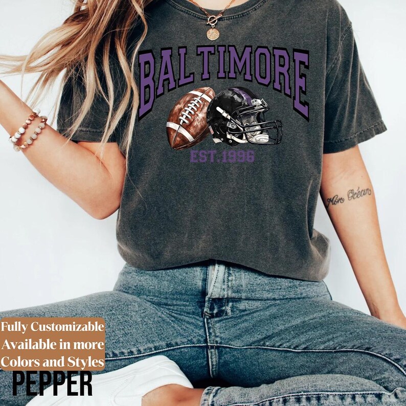 Comfort Colors Vintage Baltimore adults shirt style 14