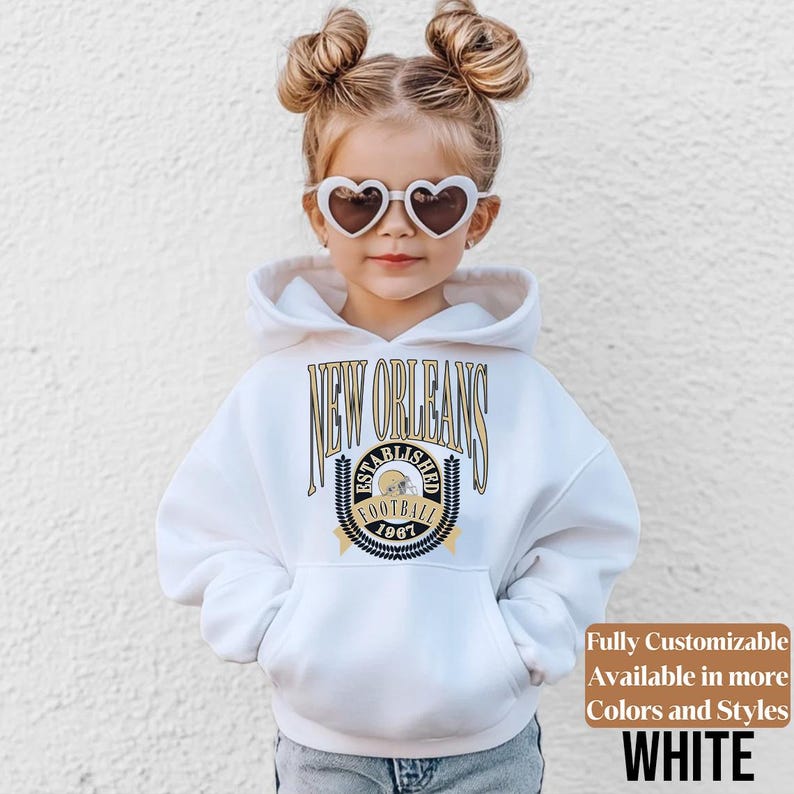New Orleans Football kids sweatshirt style 05