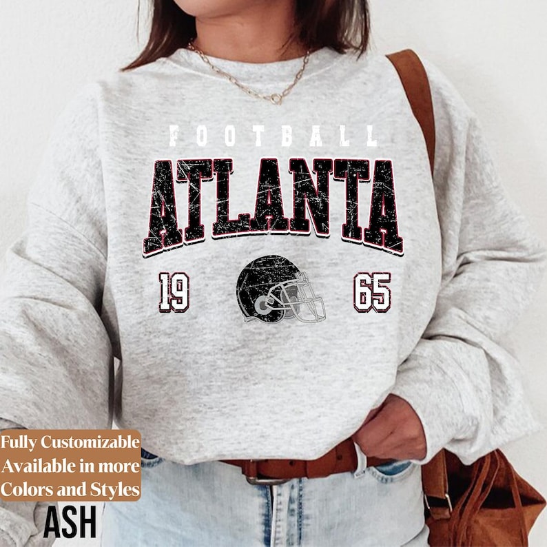 Vintage Atlanta Football adults sweatshirt style 6