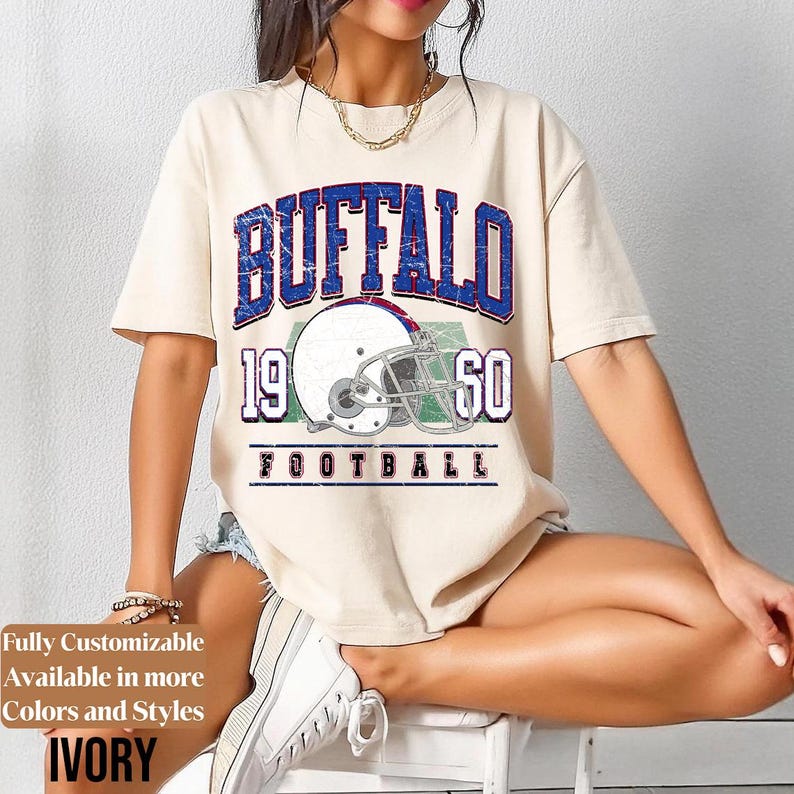 Comfort Colors Vintage Buffalo adults shirt style 13