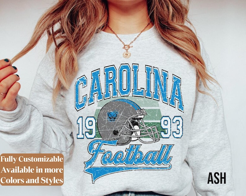 Vintage Carolina Football adults sweatshirt style 5