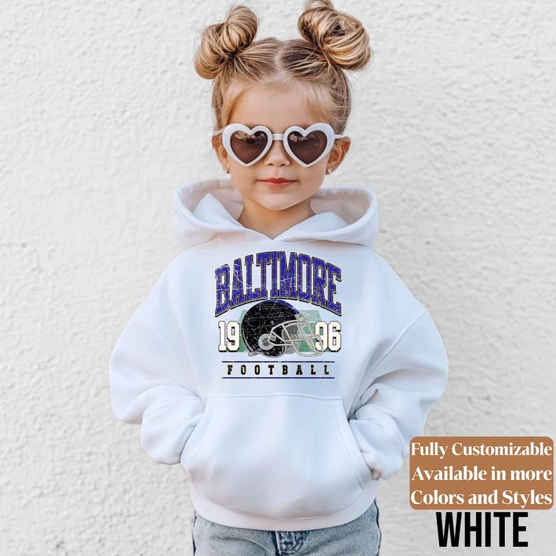 Baltimore Football vintage kids sweatshirt style 6