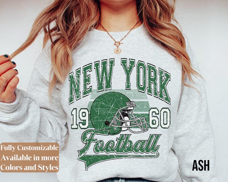 Vintage New York Football adults sweatshirt style 02