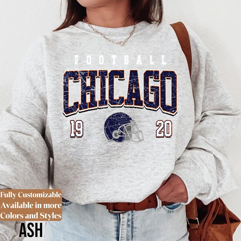 Vintage Chicago Football adults sweatshirt style 06