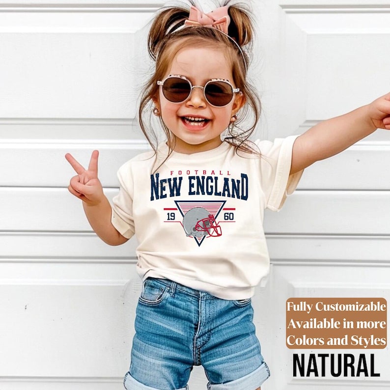 New England kids football shirt style 07