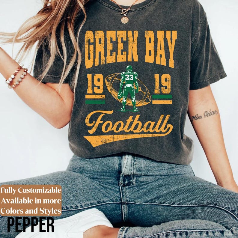 Comfort Colors Green Bay Football Shirt Style 05