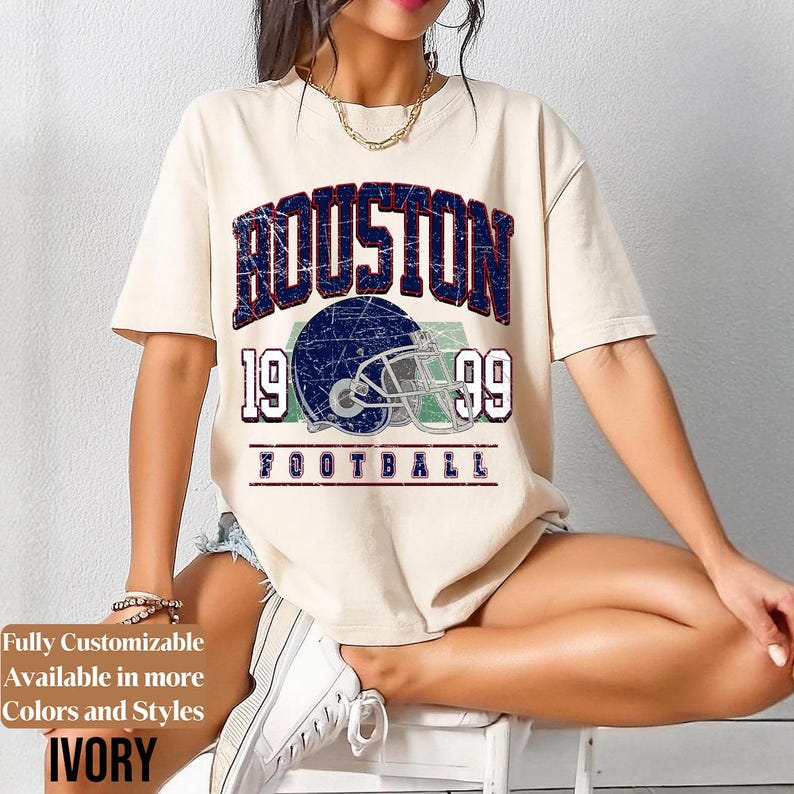 Comfort Colors Houston Football Shirt Style 07