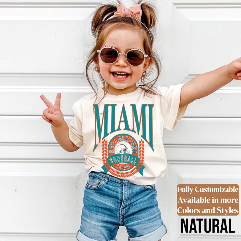 Miami Vintage Kids Toddler T-Shirt · Style 12