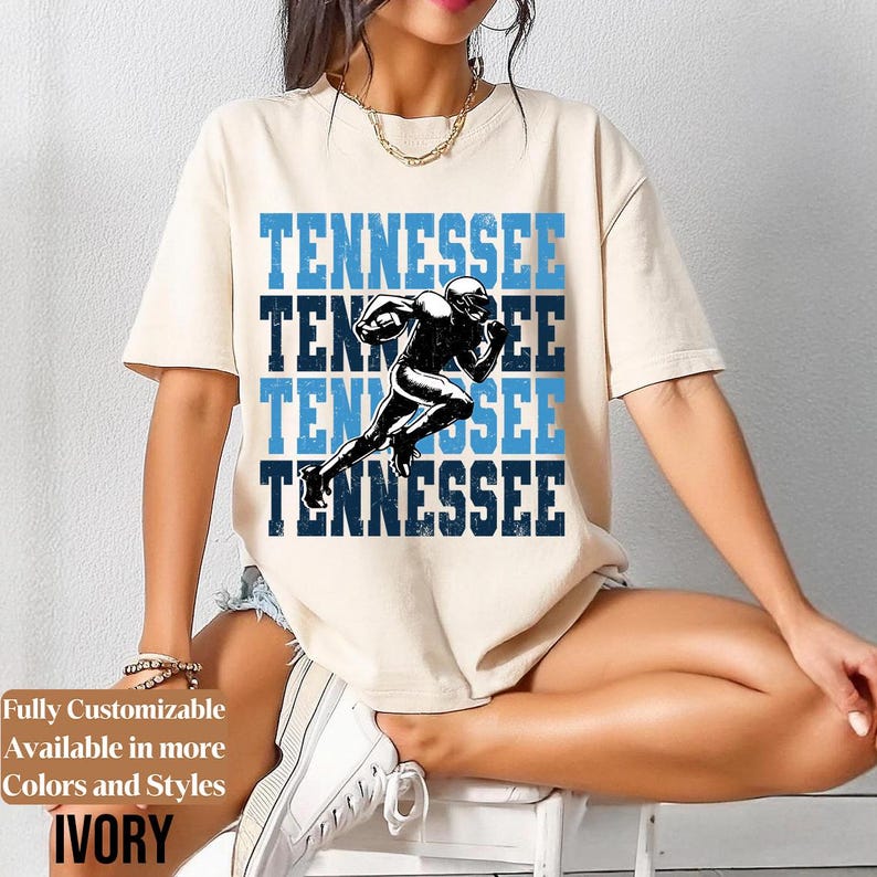 Comfort Colors Vintage Tennessee Football adults shirt style 08