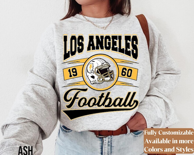 Vintage Los Angeles Football Sweatshirt · Style 03
