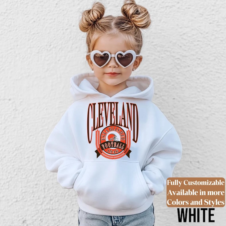 Cleveland Football kids sweatshirt style 05