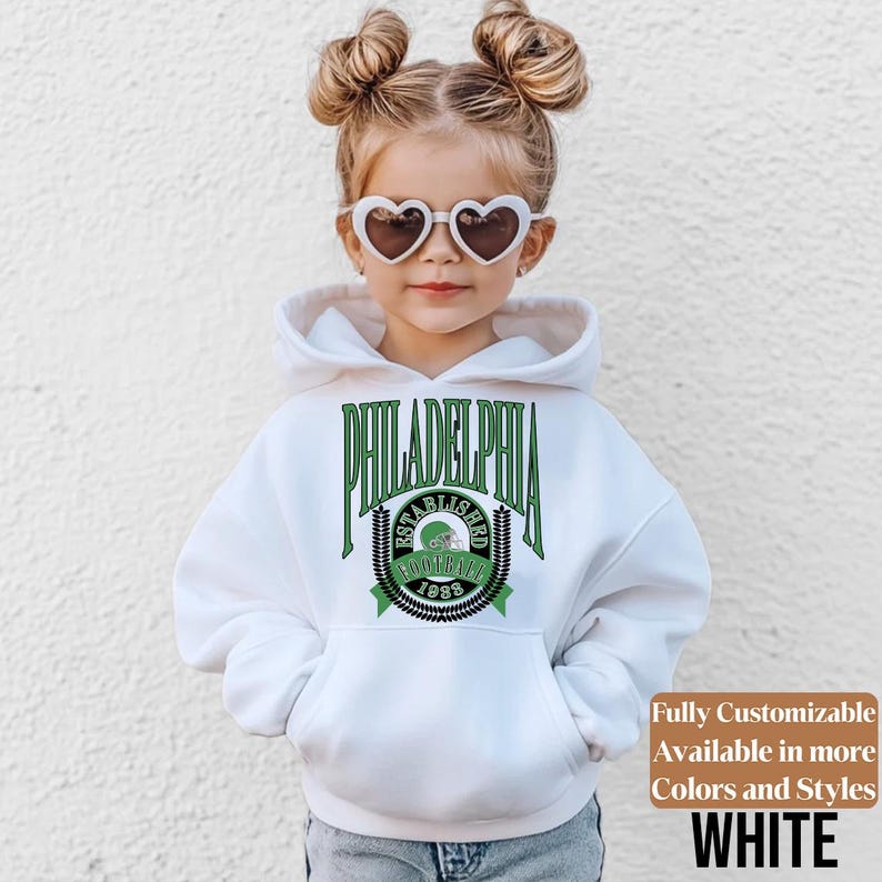 Philadelphia Football kids sweatshirt style 05