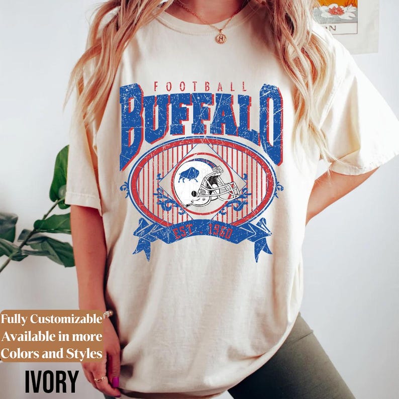 Comfort Colors Vintage Buffalo adults shirt style 5