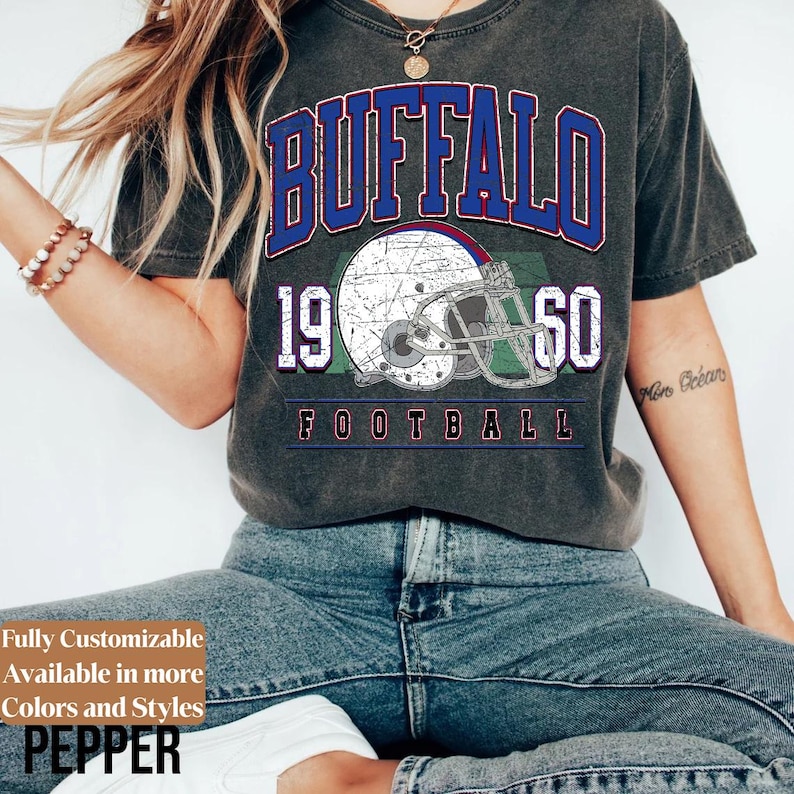 Comfort Colors Vintage Buffalo adults shirt style 12