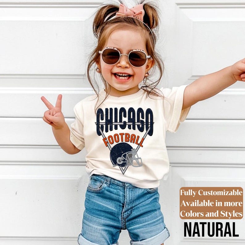 Chicago kids football shirt style 11