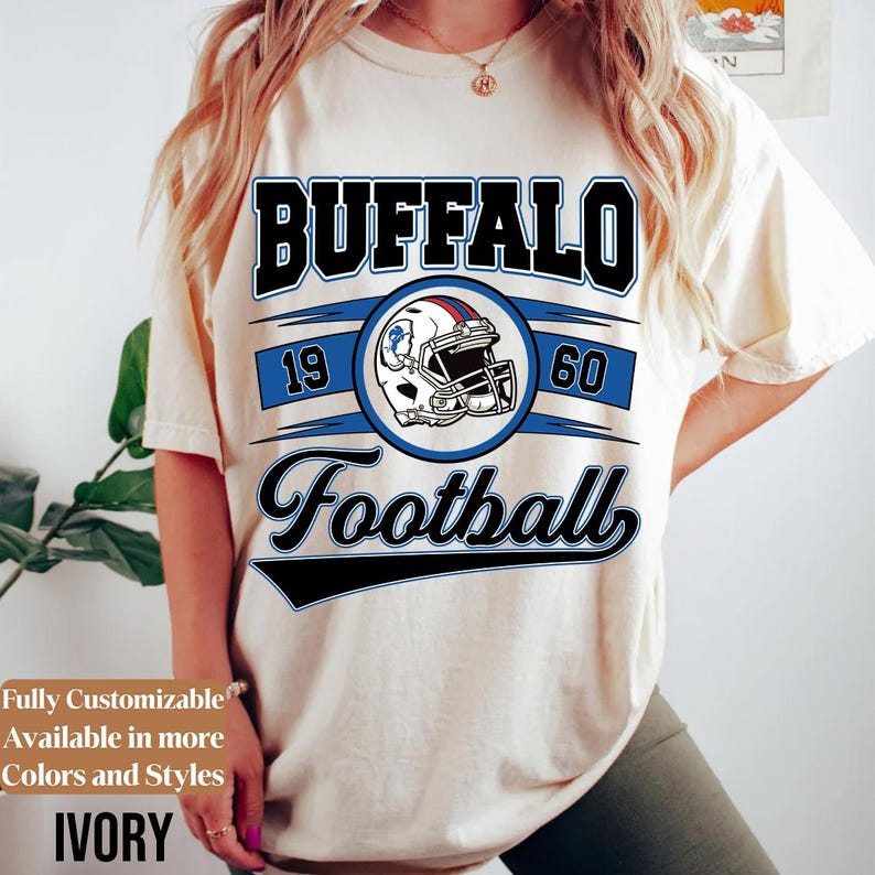 Comfort Colors Vintage Buffalo adults shirt style 6