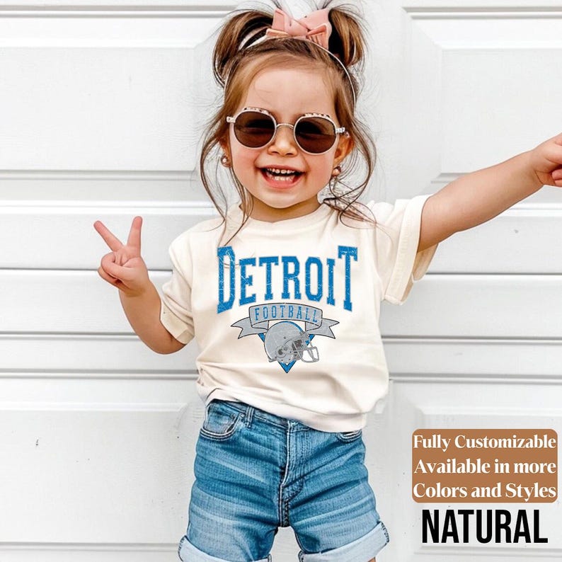 Detroit Kids Vintage Tee Style 07