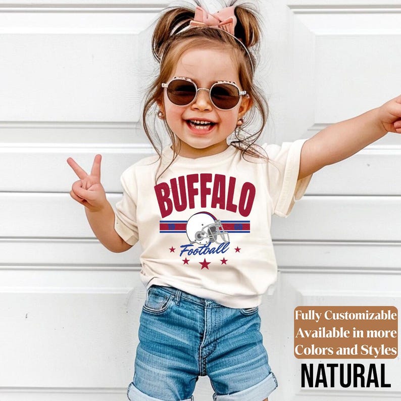 Buffalo kids football shirt style 15