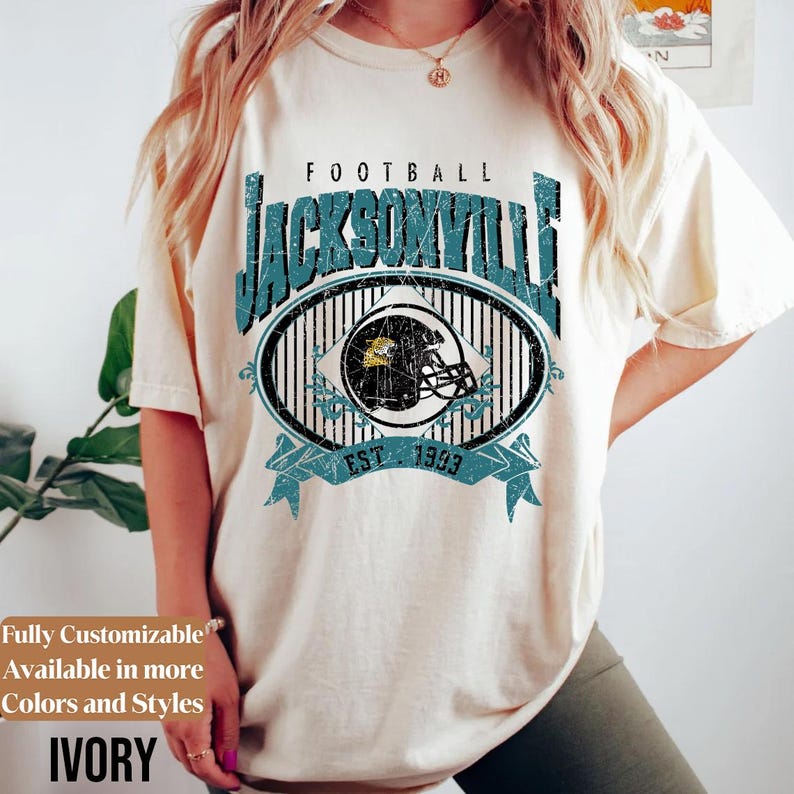 Comfort Colors Jacksonville Football Shirt Style 04