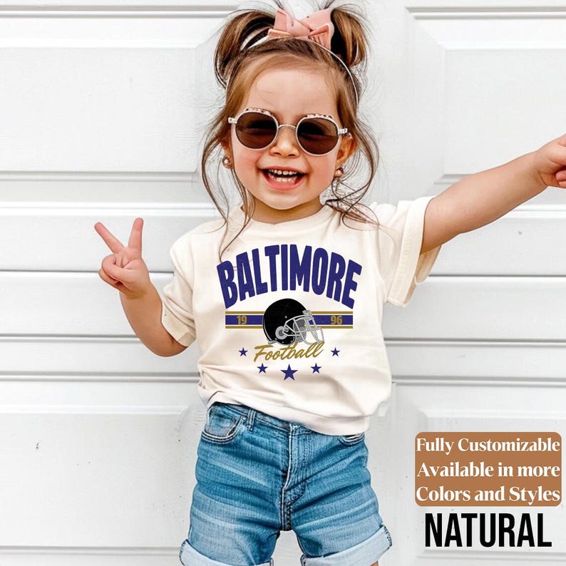 Baltimore kids football shirt style 11