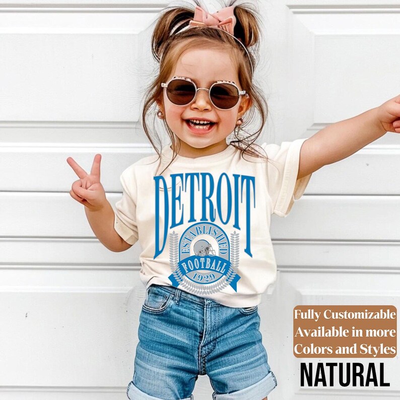 Detroit Kids Vintage Tee Style 13