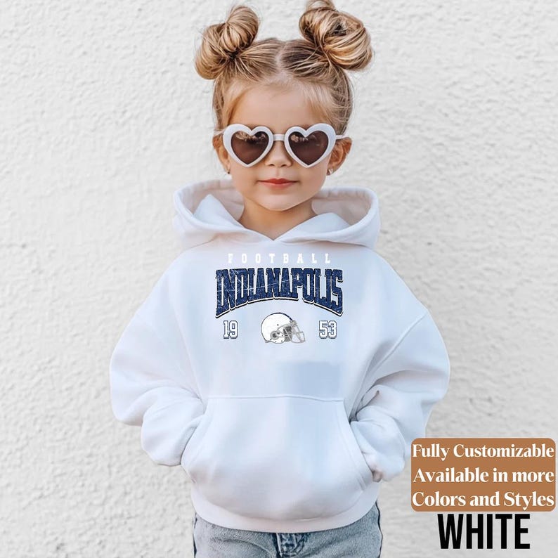 Indianapolis Kids Vintage Sweatshirt Style 04