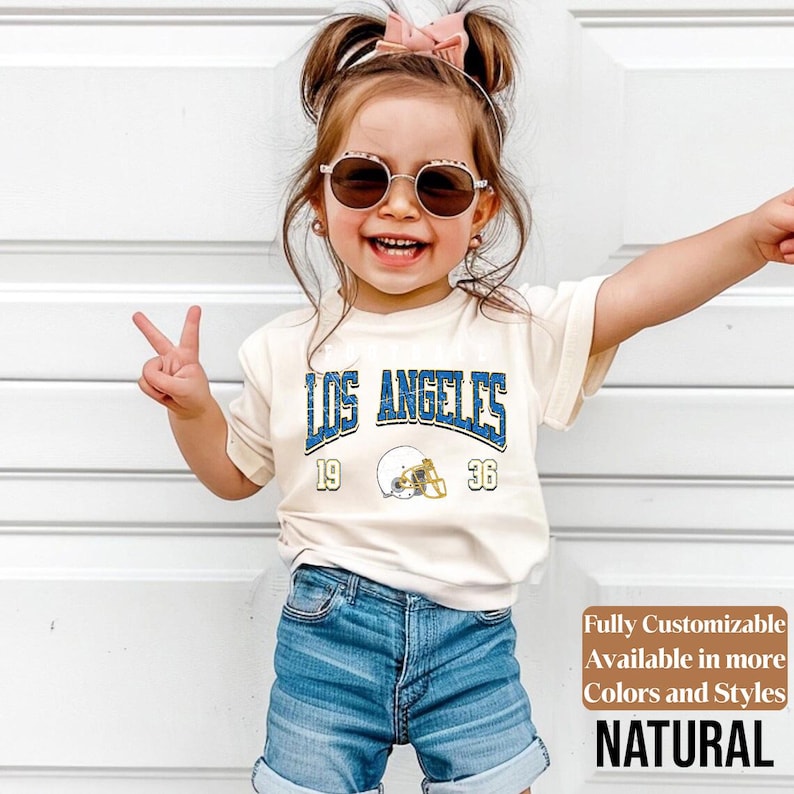 Los Angeles Vintage Kids Toddler T-Shirt · Style 09