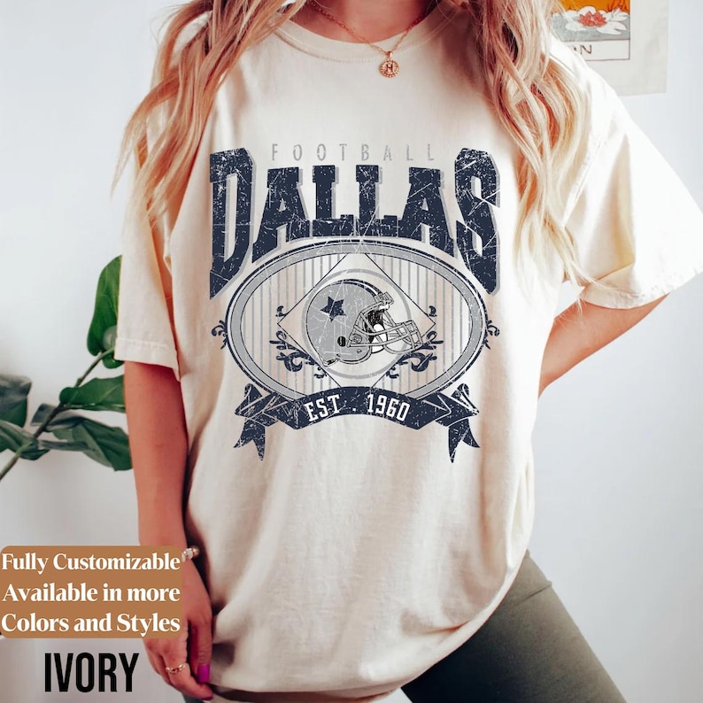 Comfort Colors Dallas Football Shirt Style 08